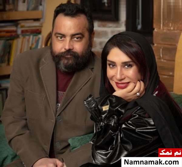 نسیم ادبی و همسرش ابراهیم اثباتی