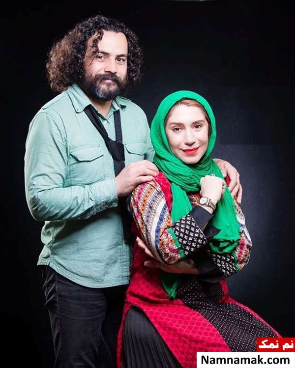 نسیم ادبی و همسرش ابراهیم اثباتی