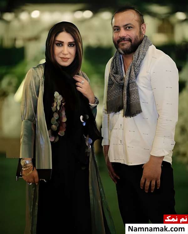 نسیم ادبی و همسرش ابراهیم اثباتی
