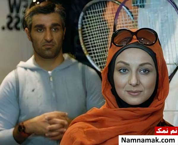 ویدا جوان به همراه پژمان جمشیدی در سریال پژمان