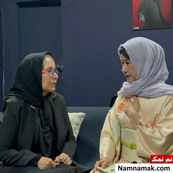 آیاکو کوبایاشی و مریم شیرزاد در ایران