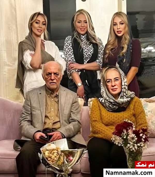 زندگینامه محمود خوردبین و همسرش همسر محمود خوردبین و دخترانش