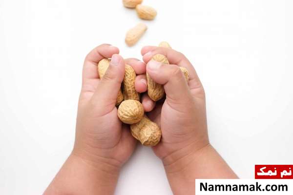 بادام زمینی برای کودک