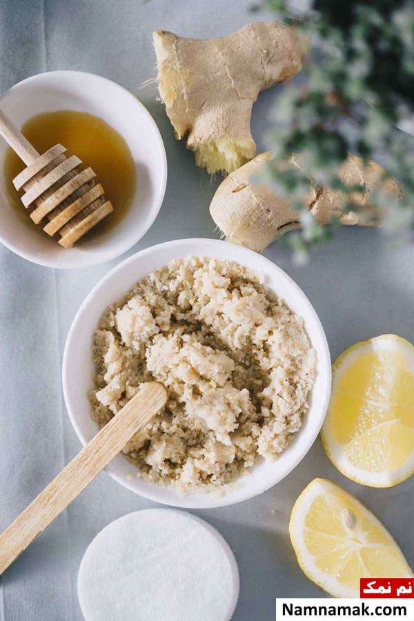 ماسک زنجبیل و آبلیمو