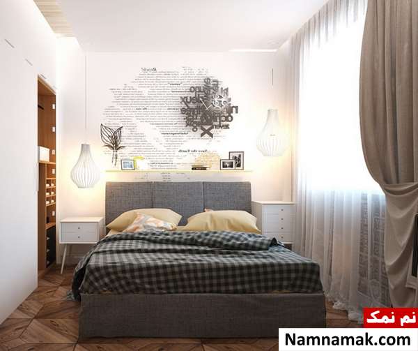 چیدمان اتاق خواب 12 متری