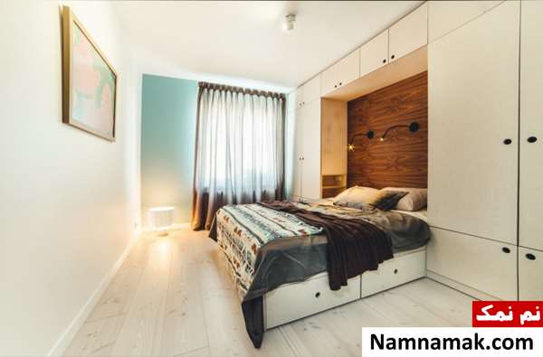 چیدمان اتاق خواب 12 متری