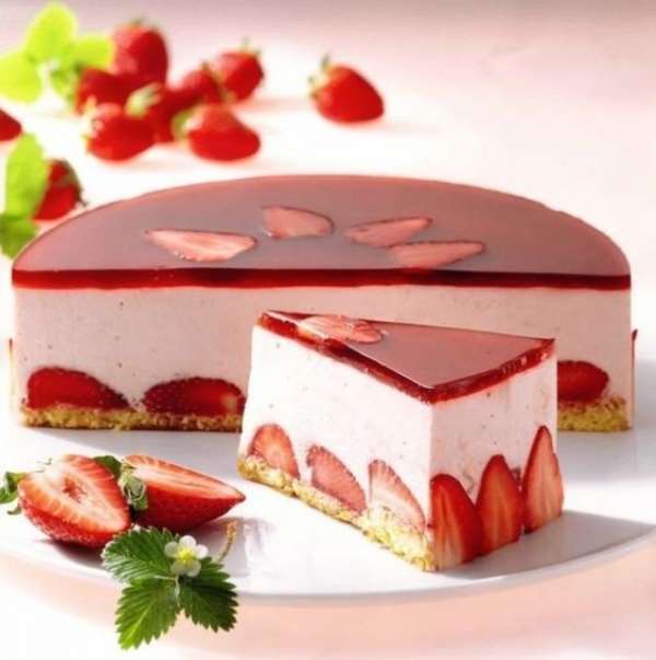 چیز کیک پنیر خامه ای