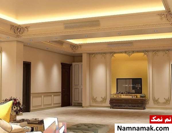 گچبری راهرو اتاق خواب و کریدور ورودی منزل