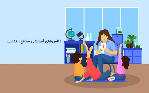 کلاسهای دانش آموزان ابتدایی