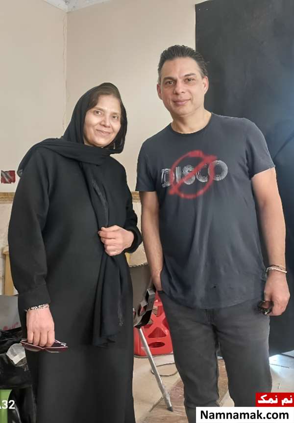 کبری گودرزی و پیمان معادی در فیلم زن و بچه