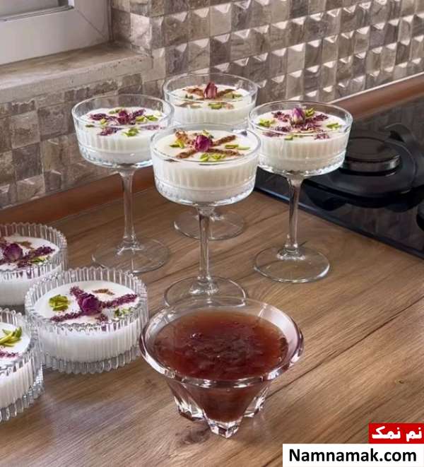 طرز تهیه شیر برنج خامه ای