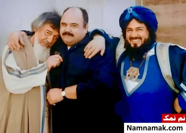 سیاوش شاکری ، اکبر عبدی و محمدرضا شریفی نیا در پشت صحنه سریال امام علی