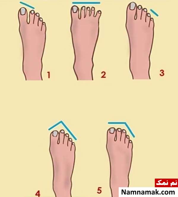 شخصیت شناسی زنان و مردان از روی انگشتان پا
