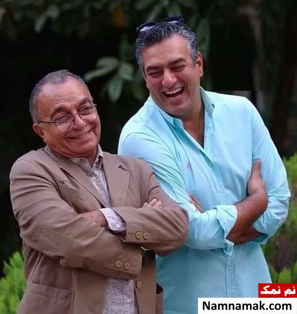 سام نوری در کنار مسعود فروتن