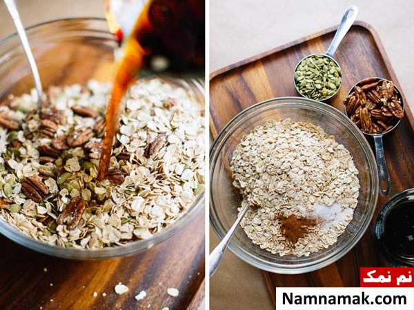طرز تهیه گرانولا خانگی