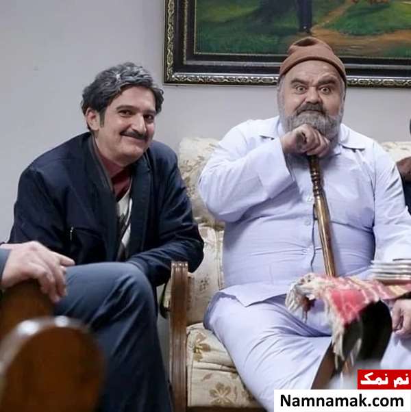 زندگینامه بیژن بنفشه خواه و همسرش بیژن بنفشه خواه و اکبر عبدی در سریال شش قهرمان و نصفی