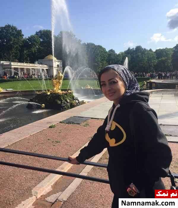 تیپ جنجالی نفیسه روشن در روسیه