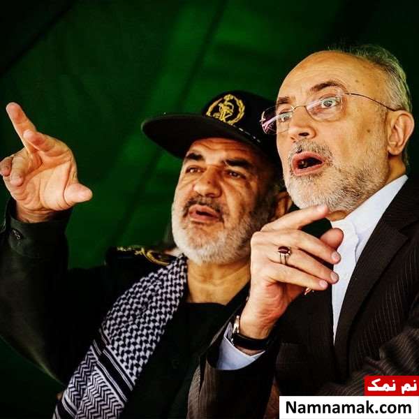 زندگینامه سردار حسین سلامی و همسرش سردار حسین سلامی و علی اکبر صالحی