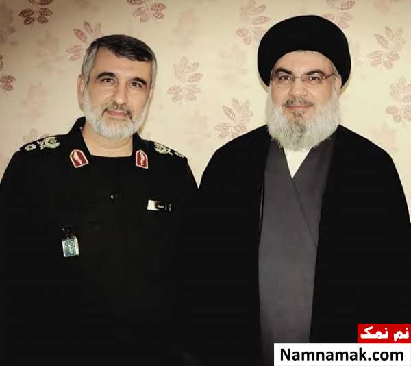زندگینامه سردار امیرعلی حاجی زاده و همسرش امیرعلی حاجی زاده و سیدحسن نصرالله