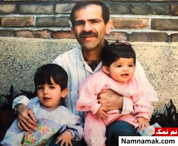 پدر بنفشه ریاضی و برادرش بهروز ریاضی