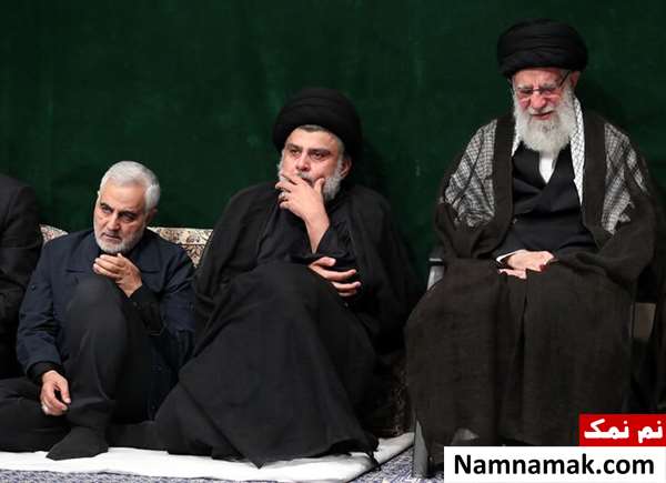 زندگینامه سید مقتدی صدر و همسرش مقتدی صدر و رهبری و قاسم سلیمانی