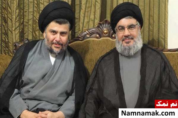 زندگینامه سید مقتدی صدر و همسرش مقتدی صدر و سید حسن نصرالله