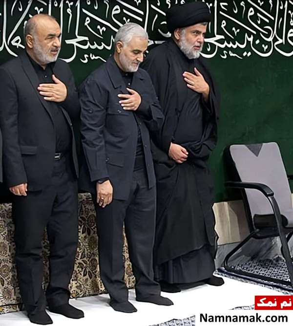 زندگینامه سید مقتدی صدر و همسرش مقتدی صدر و سردار حسین سلامی
