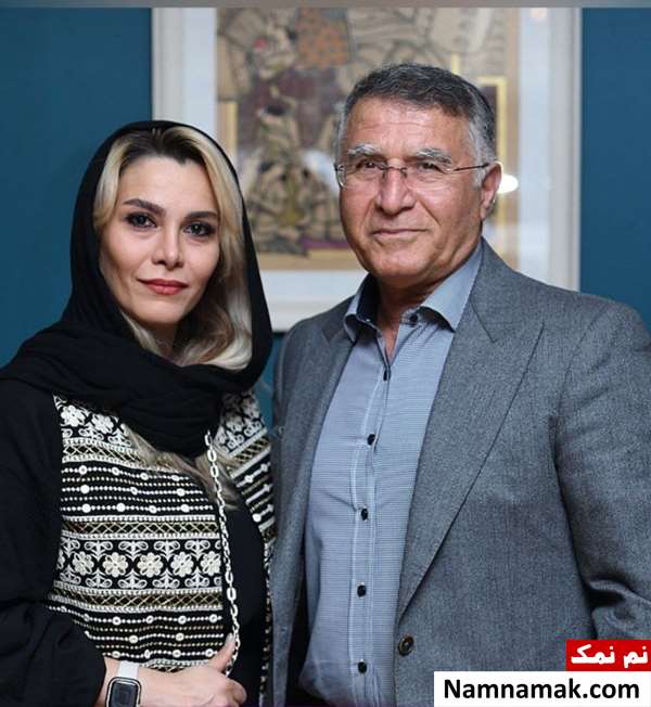 مجید جلالی و دخترش عاطفه جلالی