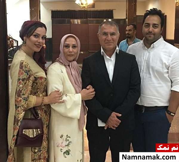 مجید جلالی و همسر و دخترش و دامادش