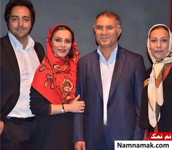 مجید جلالی و همسر و دخترش و دامادش