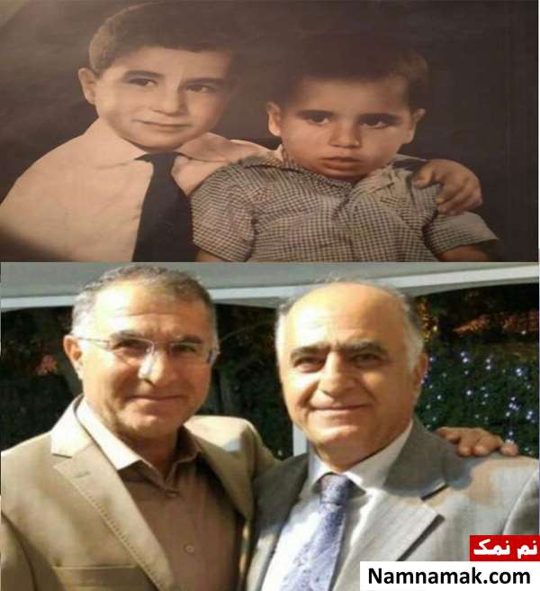 کودکی مجید جلالی در کنار برادرش حمید
