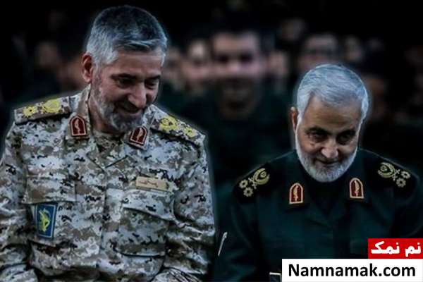 سردار علی فضلی و حاج قاسم سلیمانی