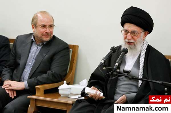 زندگینامه آیت الله سید علی خامنه ای و همسرش آیت الله علی خامنه ای و محمدباقر قالیباف