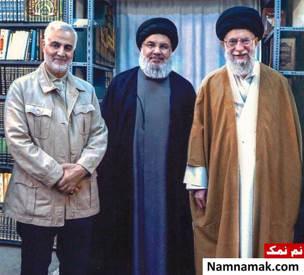زندگینامه آیت الله سید علی خامنه ای و همسرش آیت الله علی خامنه ای و حسن نصرالله و قاسم سلیمانی