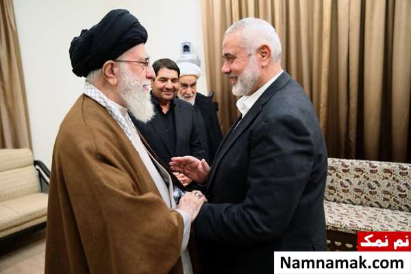 زندگینامه آیت الله سید علی خامنه ای و همسرش آیت الله علی خامنه ای و اسماعیل هنیه