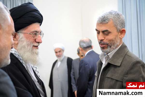 زندگینامه آیت الله سید علی خامنه ای و همسرش آیت الله علی خامنه ای و یحیی سنوار