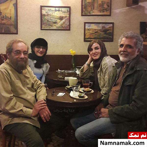 مسعود فراستی و همسر دومش شکیبا