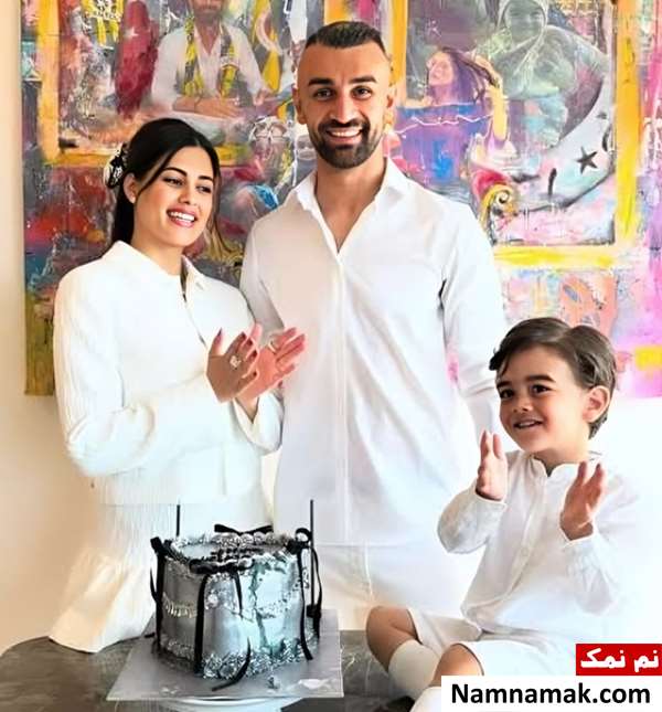 سردار دورسون و همسرش یاسمین دورسون و پسرش