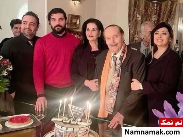 امید تبریزیان و همسرش