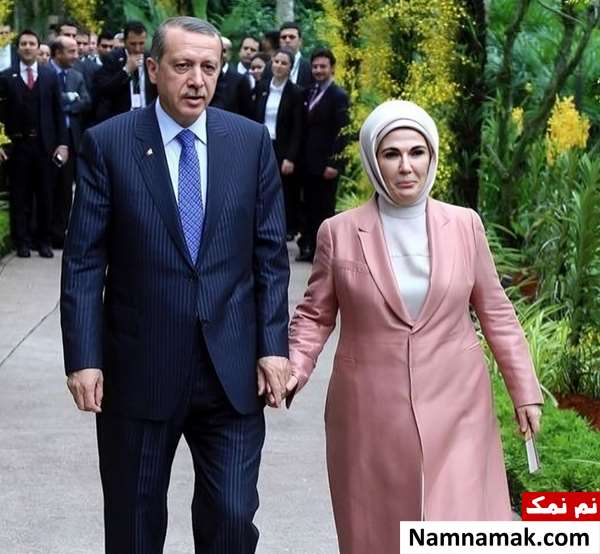 رجب طیب اردوغان و همسرش امینه اردوغان