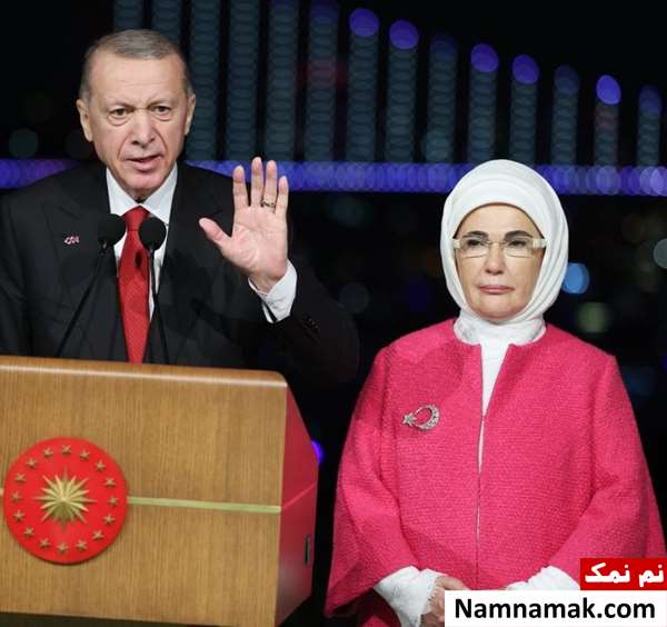 رجب طیب اردوغان و همسرش امینه اردوغان
