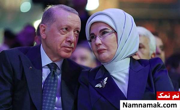 رجب طیب اردوغان و همسرش امینه اردوغان