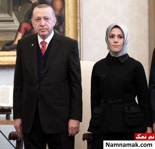 رجب طیب اردوغان و دخترش