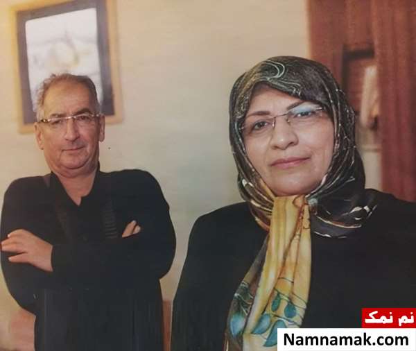 صادق زیباکلام و همسرش