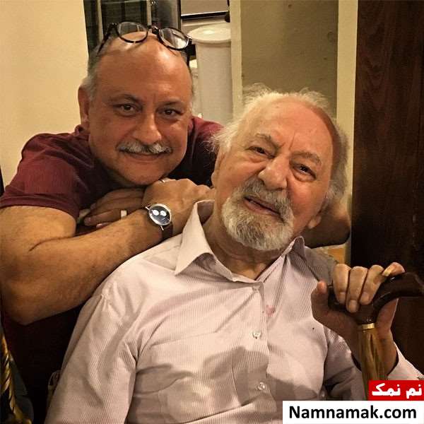 بابک کریمی و پدرش نصرت کریمی