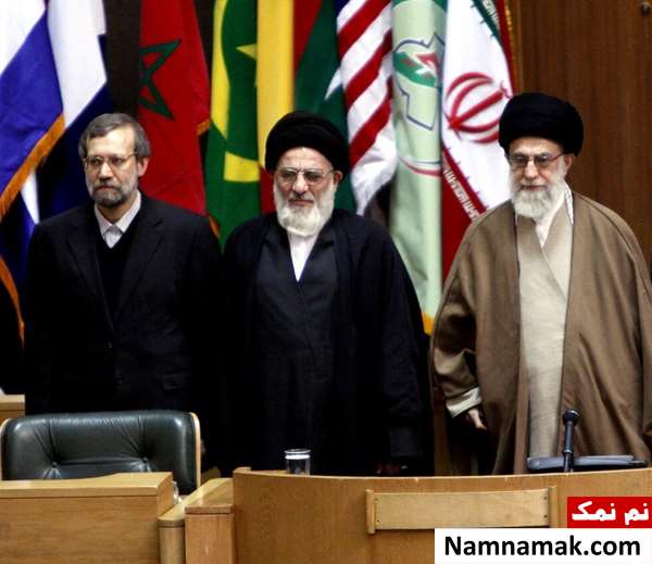 علی لاریجانی و آیت الله علی خامنه ای