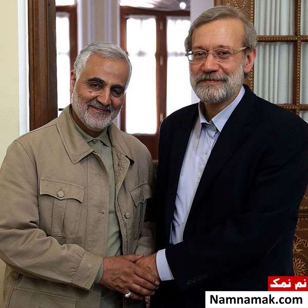 علی لاریجانی و حاج قاسم سلیمانی