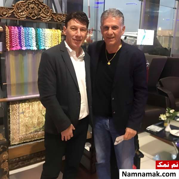مارکار آقاجانیان و کارلوش کیروش