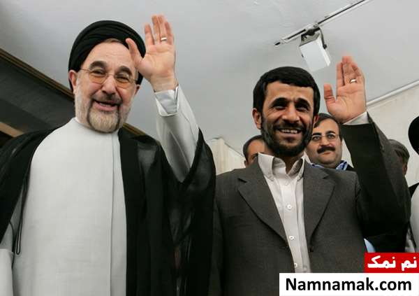 سید محمد خاتمی و محمود احمدی نژاد
