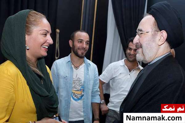 سید محمد خاتمی و مهناز افشار
